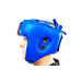 Шлем боксерский Twins из натуральной кожи с открытым подбородком (HGL-8-BU, синий)